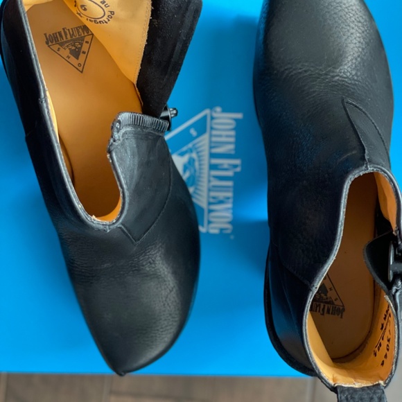 Fluevog Tinder Leather Platform Boot - Picture 2 of 5